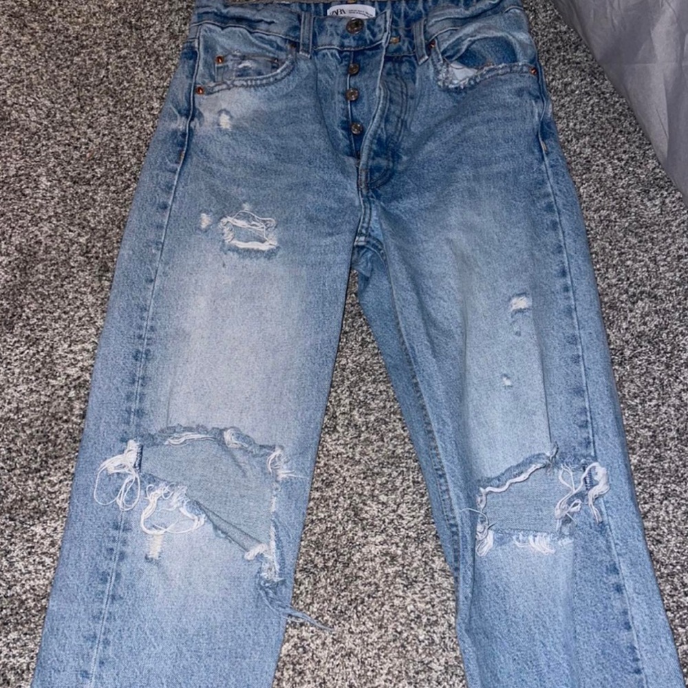 Zara mom jeans
